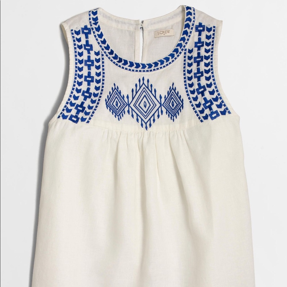 J. Crew sleeveless blouse